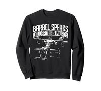 Entrenamiento Pectoral Culturista Barbel Speaks Louder Sudadera