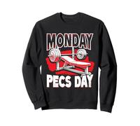 Entrenamiento Pectoral Culturista Monday Pecs Day Sudadera