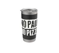 Entrenamiento sin dolor sin pizza Vaso térmico de acero inoxidable de doble pared