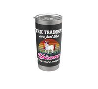 Entrenamiento TRX/Funny Colorful Unicorn Personal Trainers Vaso térmico de acero inoxidable de doble pared