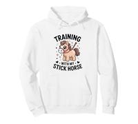 Entrenando con mi Caballo Palo Lindo Jinete de Poni Sudadera con Capucha