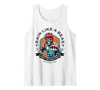 Entrenar como una Bestia Luchador MMA Artes Marciales diseño de Boxeo Camiseta sin Mangas