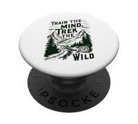 Entrenar la Mente es Caminar, la Aventura es un Amante del PopSockets PopGrip Adhesivo