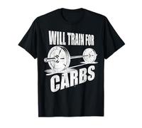 Entrenará para carbohidratos Pro Fitness Ropa para tu Novio Camiseta