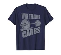 Entrenará para carbohidratos Pro Fitness Ropa para tu Novio Camiseta