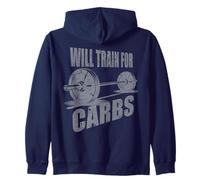 Entrenará para carbohidratos Pro Fitness Ropa para tu Novio Sudadera con Capucha