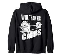 Entrenará para carbohidratos Pro Fitness Ropa para tu Novio Sudadera con Capucha