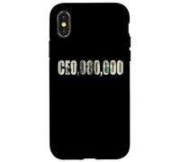 Entrepreneur Businessman - Funny CEO,000,000 Millionaire CEO Carcasa para iPhone X/XS