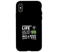 Entrepreneur Life 99 Problems Divertido diseño de negocios Carcasa para iPhone X/XS