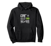 Entrepreneur Life 99 Problems Divertido diseño de negocios Sudadera con Capucha