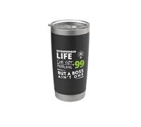 Entrepreneur Life 99 Problems Divertido diseño de negocios Vaso térmico de acero inoxidable de doble pared