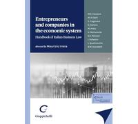 Entrepreneurs and companies in the economic system. Handbook of italian business law