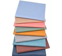 Entretela Termoadhesiva, Tela Adhesiva 9pcs / set 50x50 / 40cm Color mezclado Tela de algodón Interconelamientos y revestimientos Hierro en el remiendo de costura Paño adhesivo de color puro(50x40cm)