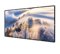 Entretenimiento al Aire Libre del Cine en casa de la Oficina del 16:9 de la Pantalla de Cine fácil Planchar la Pantalla Suave(72 Inch)