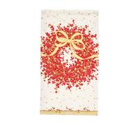 Entretenimiento con servilletas Caspari Pepper Berry, color rojo