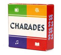 Entretenimiento de fiesta, tiempo familiar, 50 juegos divertidos y conversaciones, juegos de cartas de fiesta de vacaciones, ideas de entretenimiento portátil al aire libre (charadas)