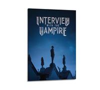Entrevista con The Vampire TV Series Canvas Poster Lienzo Impresión en Lienzo Sala de Estética Hogar Arte Estético Pintura Colgante, Regalo para el Nuevo Hogar Decoración Moderna de la Habitación 24 x