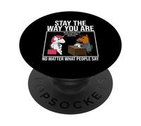 Entrevista de Trabajo de Unicornio de Pelo Rosa Manténgase como Eres PopSockets PopGrip Adhesivo