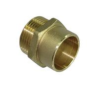 Entronque soldar-macho latón ø15mm circuitos 3/8"