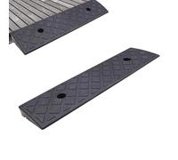 Entry Ramp Heavy Duty Home Threshold Step Mat, Non Slip Flooring Ramp Versatile Garage Sloping RampFor Scooters Motorcycles Cars