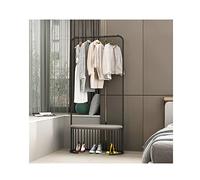 Entryway Hall Tree Perchero Zapatero Banco de almacenamiento soporte con diseño elegante y carril ropa
