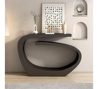 Entryway Table, Console Table, Sofa Table, Console Tables for Entryway, Modern Decorative, for Home, Living Room, Bedroom, Entertainment Room, Office(Black,120x30x85cm)