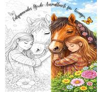 Entspannendes Pferde-Ausmalbuch für Teenager: Warum reden, wenn man Pferde malen kann - Mehr Pferde, weniger Drama, 47 Ausmalmotive mit Pferden für ... Stressabbau, Entspannung und weniger reden