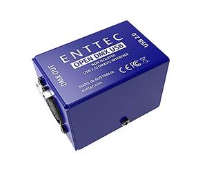 Enttec - Dongle USB abierto DMX, interfaz USB a DMX, 512 canales, 1 universo