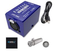 Enttec Open DMX USB 70303 - Widget de controlador de interfaz de iluminación (código abierto/hardware) paquete SIRS-E adaptador XLR de 5 pines a 3 pines con paño de pulido SIRS-E