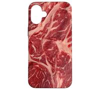Entusiasta de la Carne de Res Prime Cut: diseño único de Carne Carcasa para iPhone 16 Plus