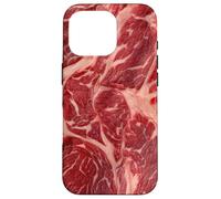 Entusiasta de la Carne de Res Prime Cut: diseño único de Carne Carcasa para iPhone 16 Pro