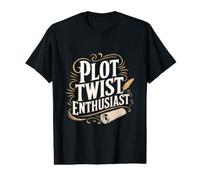 Entusiasta de la Trama Twist - Autores Poetas Escritor de Literatura Camiseta gráfica económica