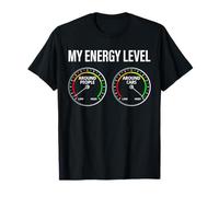 Entusiasta de los Coches Mi Nivel de energía Coche Divertido Chico Car Meet Camiseta