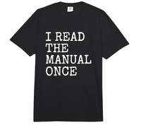 Entusiasta del Bricolaje Leí el Manual una Vez reparación del hogar del Personal de Mantenimiento Comfort Colors Adult Heavyweight T-Shirt
