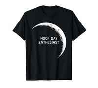Entusiasta del Día de la Luna Lunar Galaxy Science Geek Camiseta