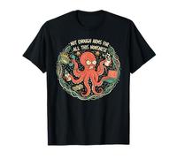 Entusiasta del Pulpo Ocupado Abrumado Vida Sarcasmo Camiseta