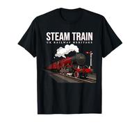 Entusiasta Detallada del Tren de Vapor británico - Historia ferroviaria del Reino Unido Camiseta