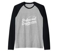 Entusiasta Profesional de la mentalidad Creativa Daydreamer Camiseta Manga Raglan