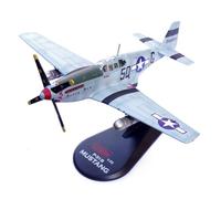 Entusiastas De La Regalo Avión Combate Clásico Vintage Escala 1:72 Modelo Avión Exhibición Militar Metal Fundido A Presión P51B Mustang Fighter 339 Con Ala De Aviación Para Exhibición Colección O Reg