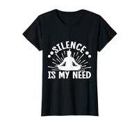 Entusiastas De Pilates Silence Is My Need Pilates Camiseta