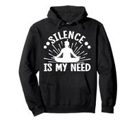 Entusiastas De Pilates Silence Is My Need Pilates Sudadera con Capucha