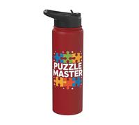 Entusiastas de Puzzle Master Stainless Steel Insulated Water Bottle