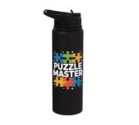 Entusiastas de Puzzle Master Stainless Steel Insulated Water Bottle