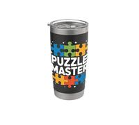 Entusiastas de Puzzle Master Vaso térmico de acero inoxidable de doble pared