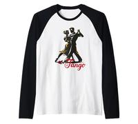 Entusiastas del tango Movimientos de baile apasionados Camiseta Manga Raglan