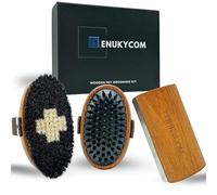 ENUKYCOM Herramienta de aseo especializada para caballos y perros de pelo corto de doble capa [para bulldog inglés y bulldog francés, pit bull, boxer, dobererman pinscher y más] y gatos, regalo ideal