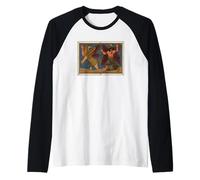 Enuma Elish Marduk Batalla con Tiamat Mesopotámico Vintage Camiseta Manga Raglan