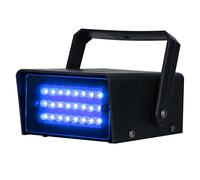 ENUOLI mini LED de luz estroboscópica de color azul con 24 LEDs super brillantes Control de velocidad variable para los clubes de Navidad del efecto de etapa Luz del disco de DJ Bares Partes de Hall