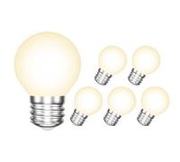 ENUOTEK Bombilla LED E27, Blanco Cálido 3000K 540Lm, 4W Equivalente Bombilla Incandescente de 40W, Globo G45/P45 de Tornillo Casquillo E27 LED Bombilla, Ángulo de Luz de 360°, No Regulable, 6 Paquete