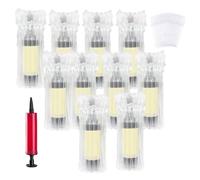 Envasado de botellas de vino,Paquete de 10 botellas de vino,Embalaje inflable,Bolsa de cojín de columna de aire,Embalaje inflable para el embalaje y transporte seguro de botellas de vidrio